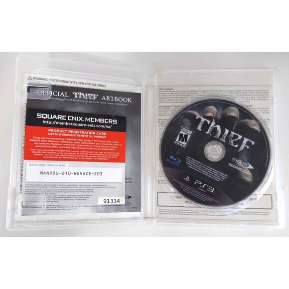 PS3 Thief Playstation 3 Video Game Mature Stealth Strategy Dark Fantasy - Picture 3 of 4